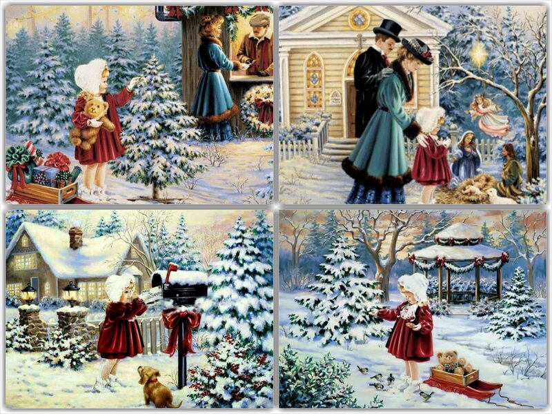 Children in Winter Scenes