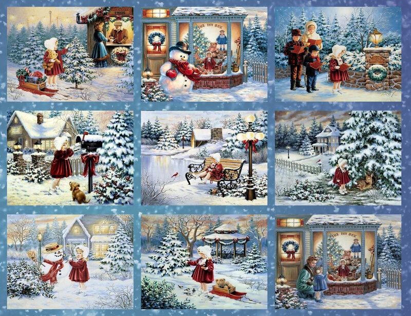 Children in Winter Scenes — White