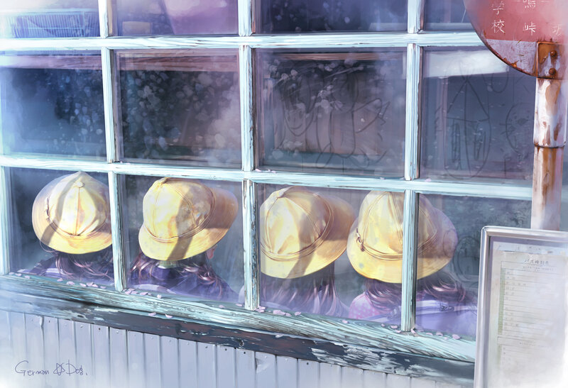 Children in Yellow Hats