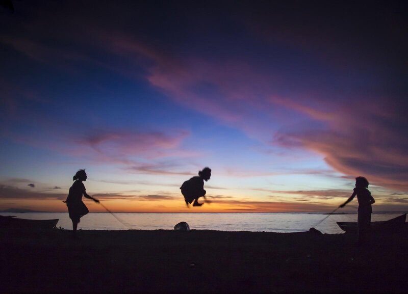 Children Jumping Rope