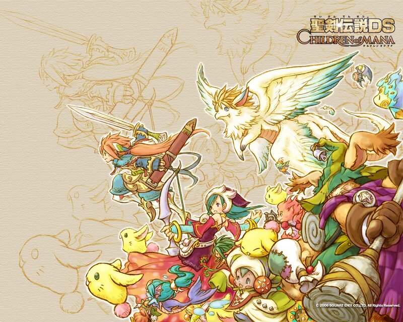 Children of Mana game art