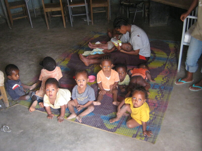 Children on a Mat