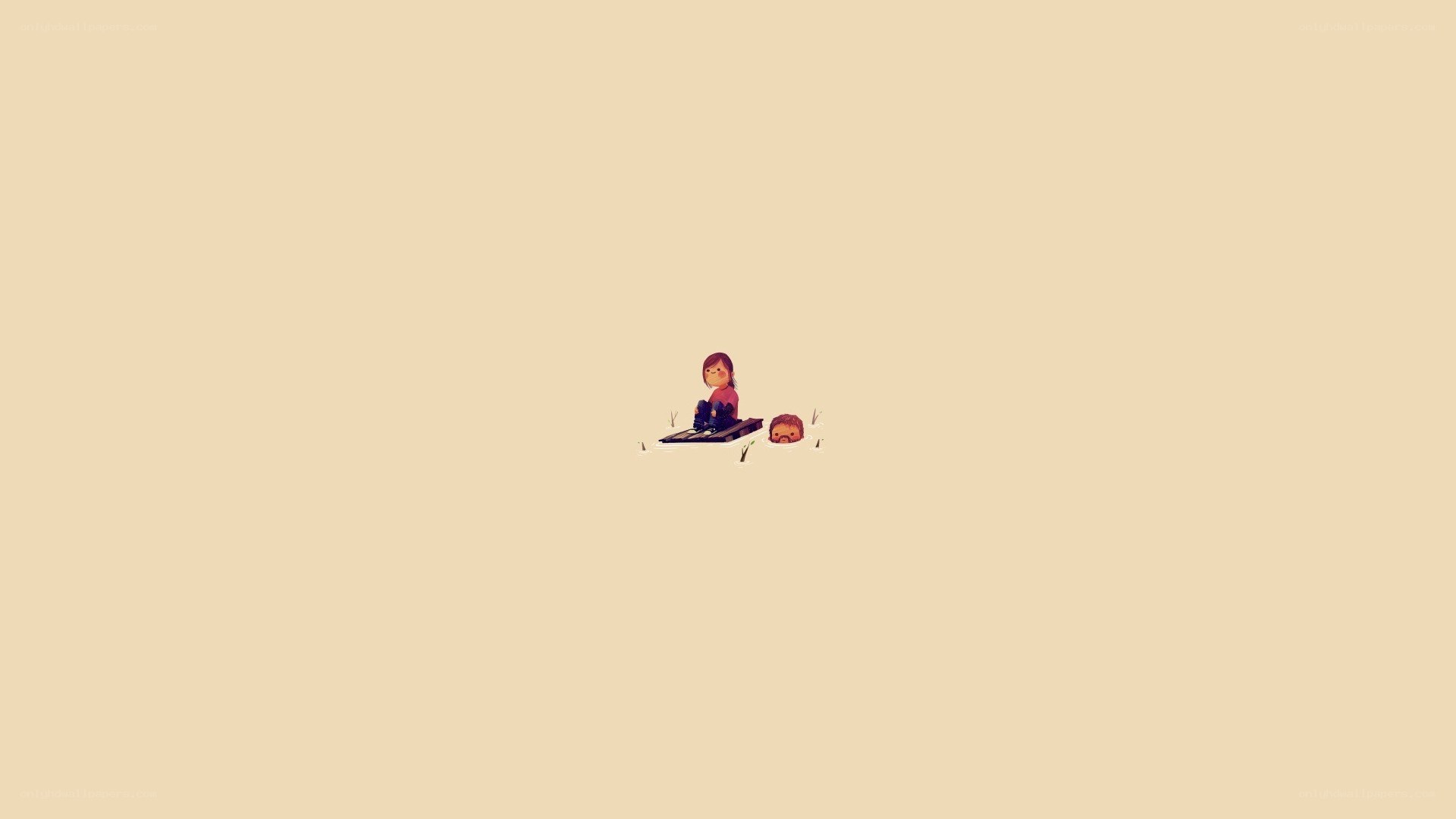 children on a sled