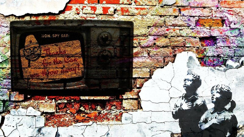 Children on a Wall — White