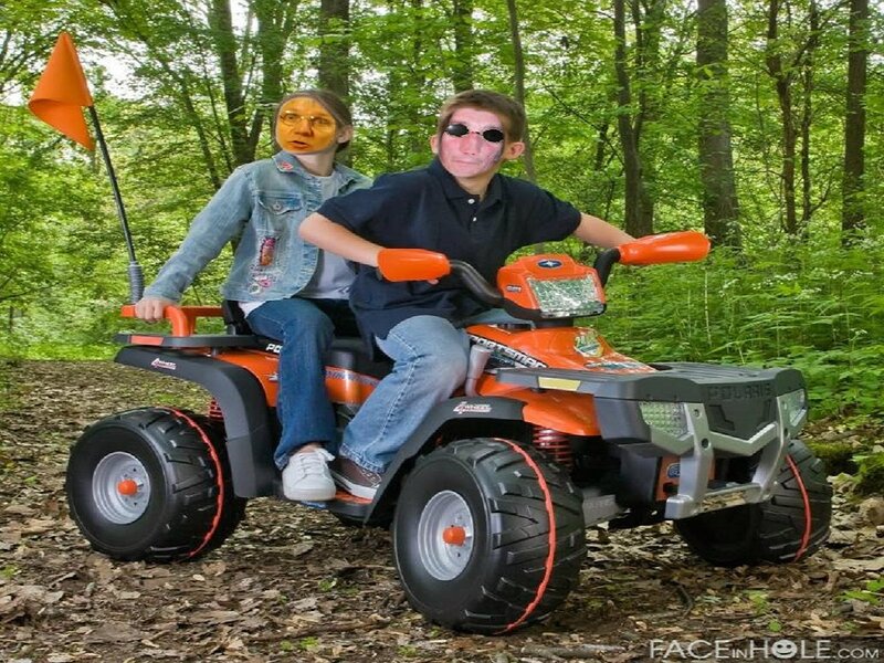 Children on ATV