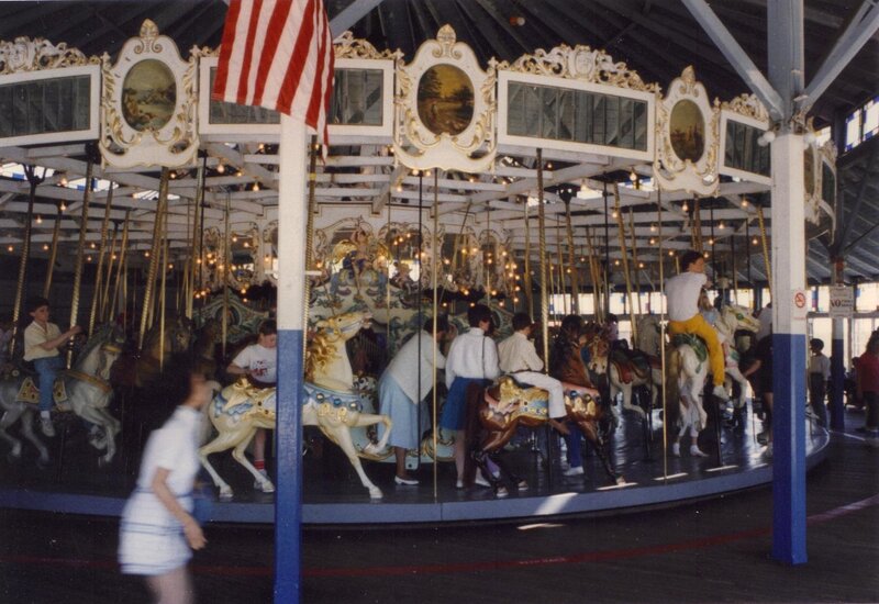 Children on Carousel