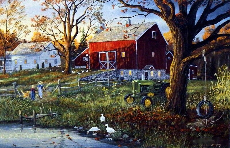 Children on Farm