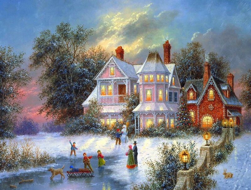 Children on Ice — Blue
