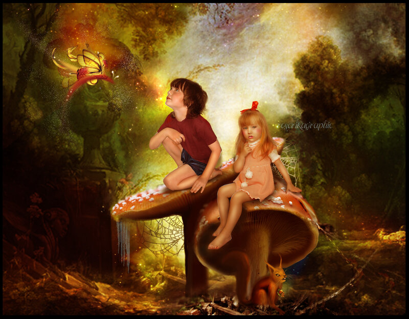 Children on Mushrooms