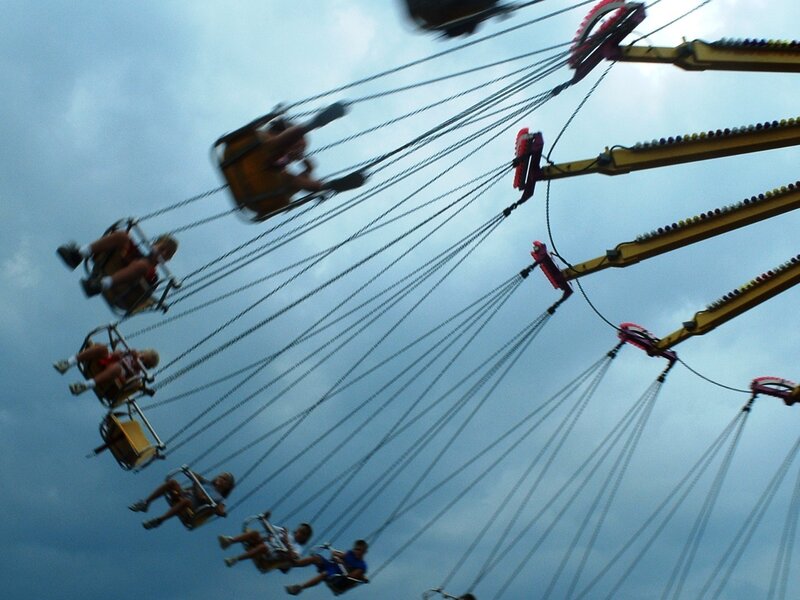 Children on Swing Ride