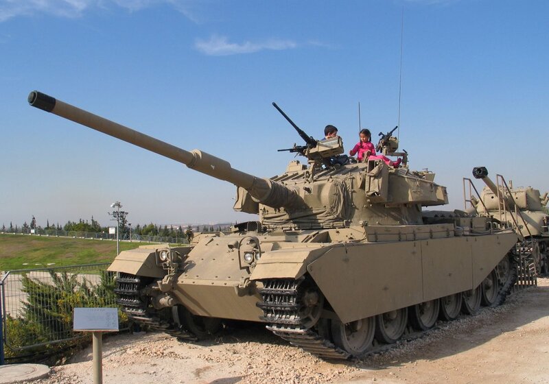 Children on Tank