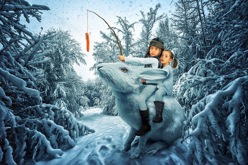 Children on White Hare