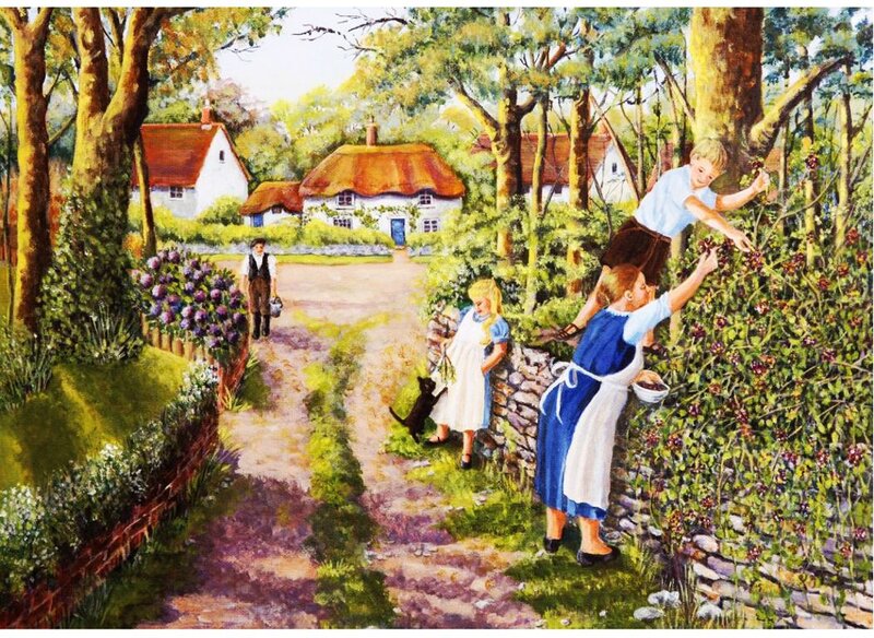 Children Picking Berries