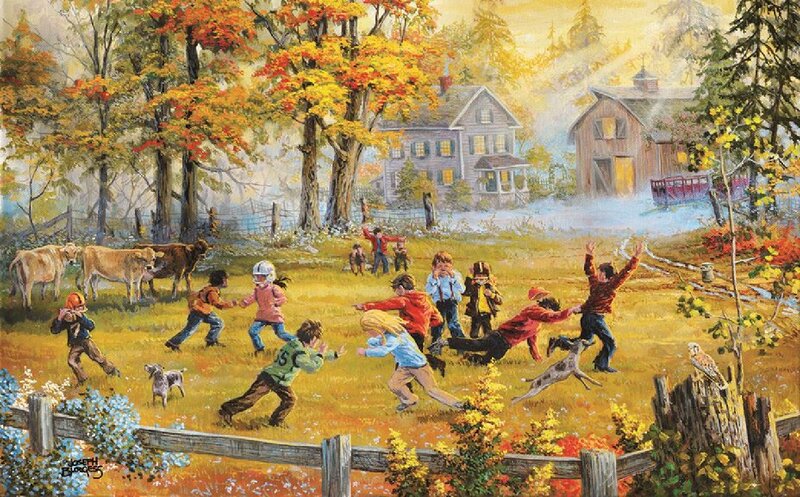 Children Playing Football