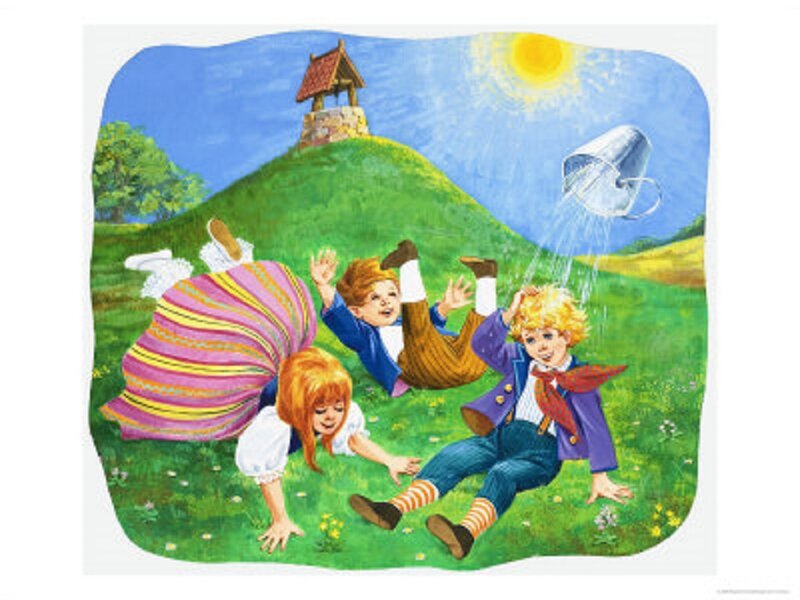 Children Playing in Field — Green