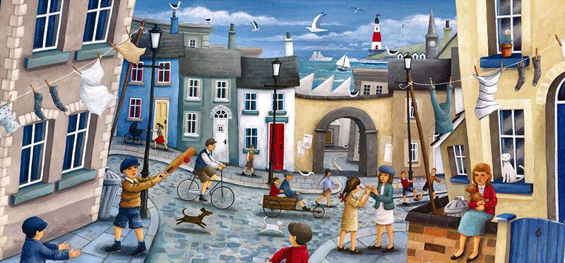Children Playing in Street