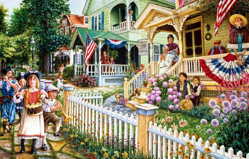 Children Playing Instruments — Green