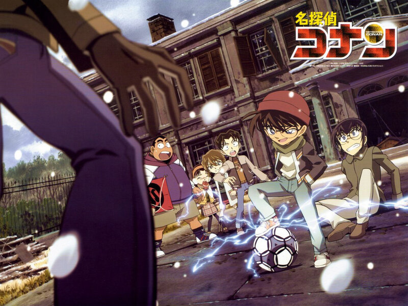 Children Playing Soccer — Purple