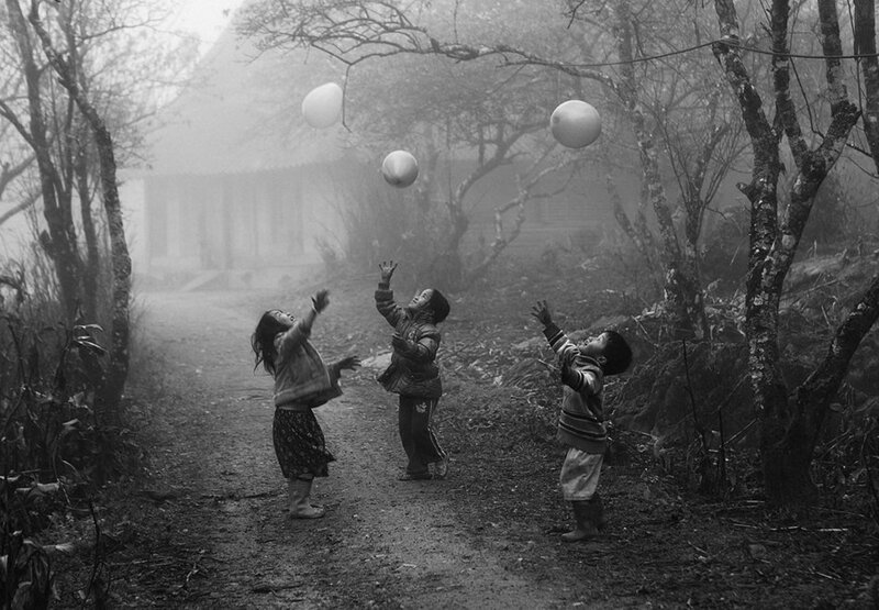 Children Playing with Balls