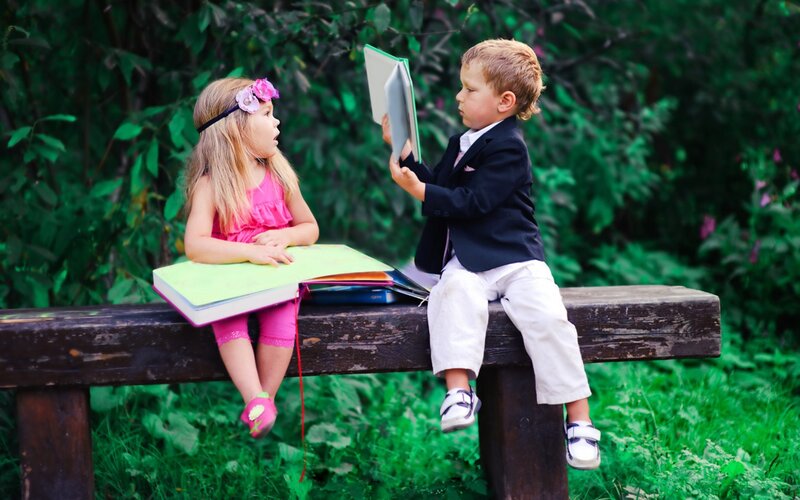 Children Reading Books