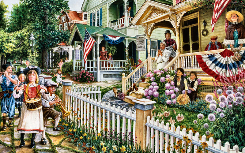 Children's Band Playing Music