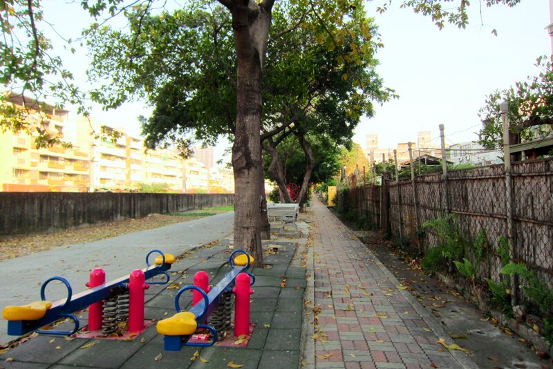 Children's Seesaws in Park
