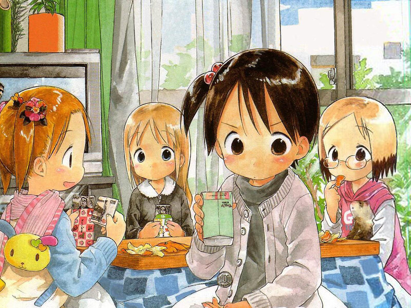 Children sharing snacks at home