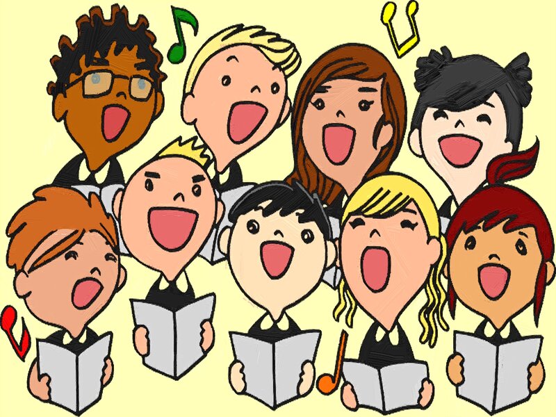 Children Singing in Choir