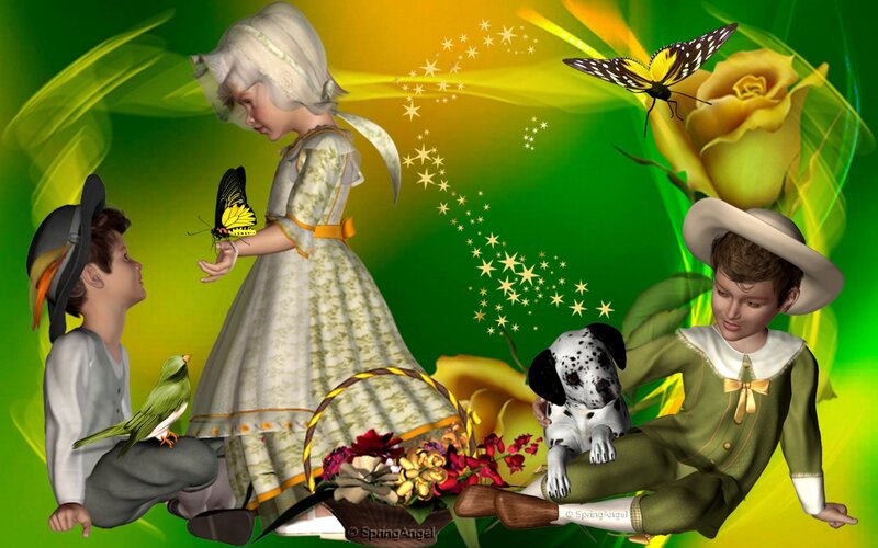Children with Animals