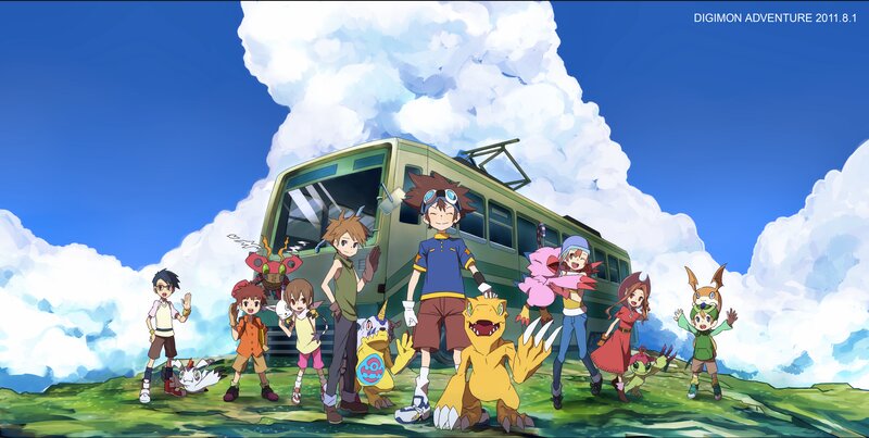 Children with Digimon — Blue, Adventurous
