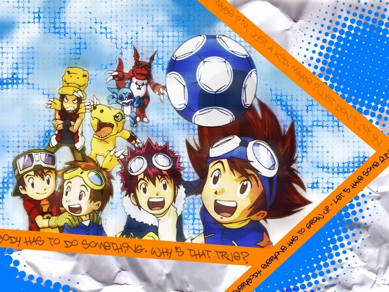 Children with Digimon — Blue, Energetic