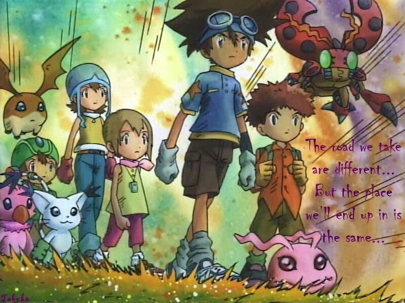 Children with Digimon — Green, Dramatic