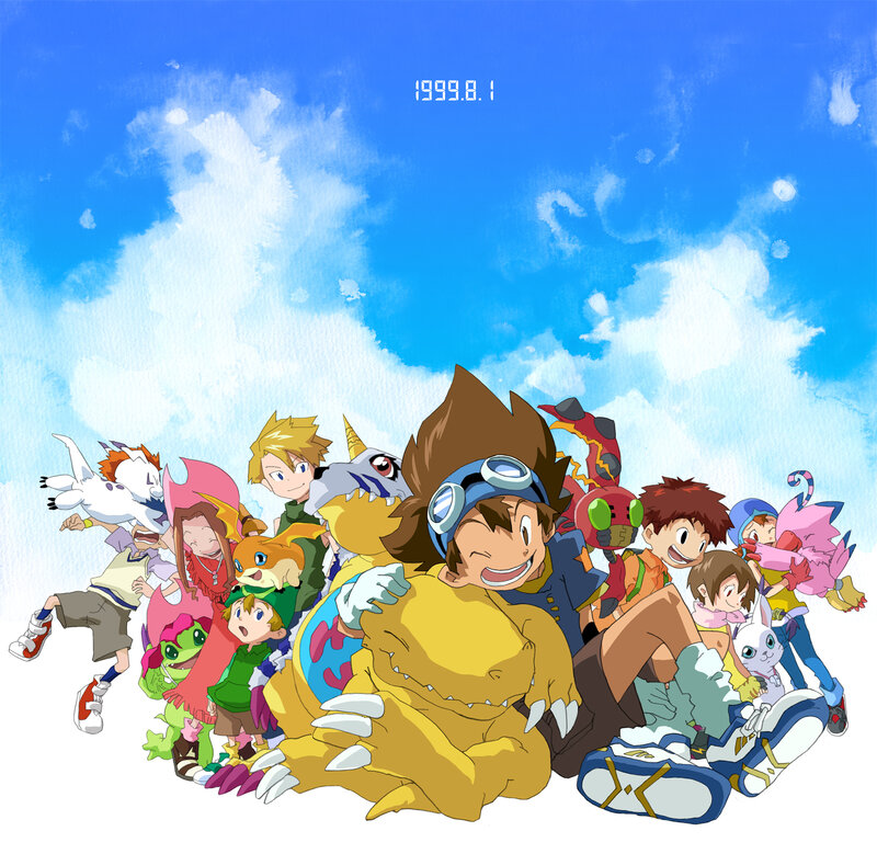 Children with Digimon