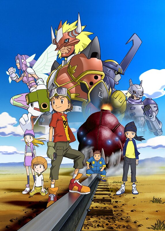 Children with Digital Creatures — Blue, Adventurous
