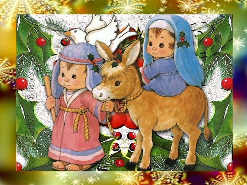 Children with Donkey