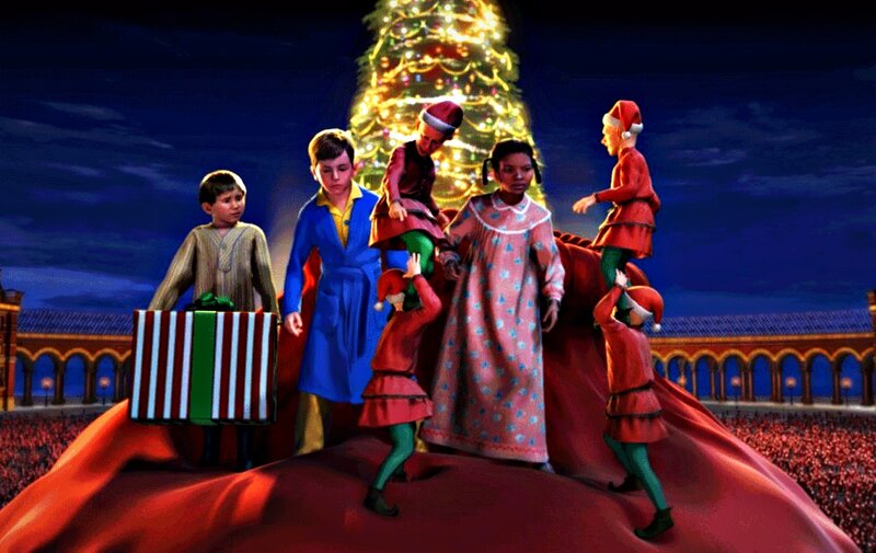 Children with Elves on Stage