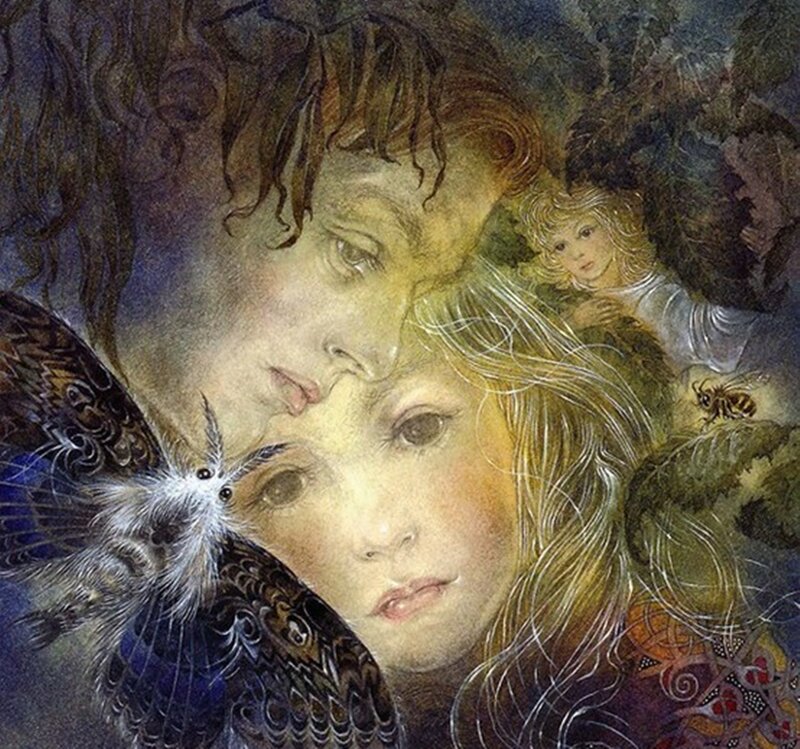 Children with Insects