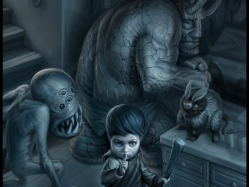 children with monsters