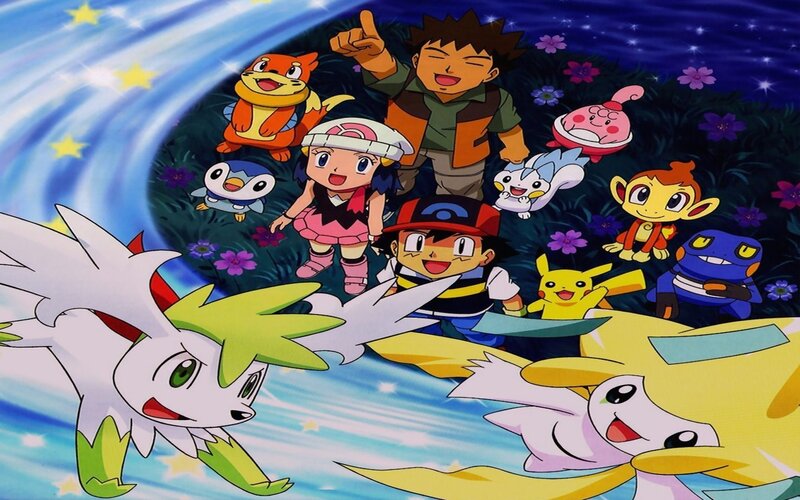 Children with Pokémon — Blue