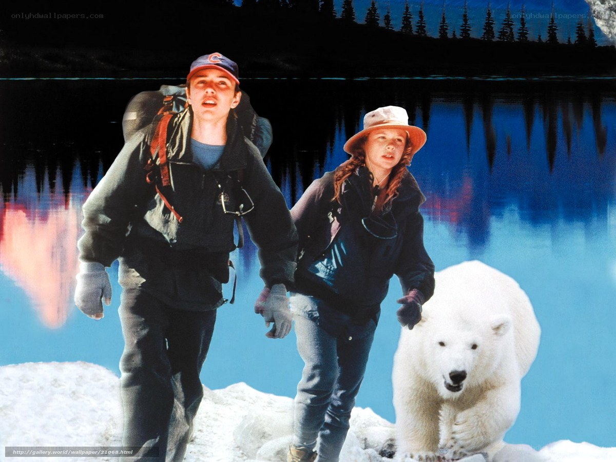 children with polar bear