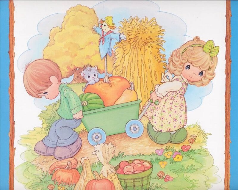 Children with Pumpkins