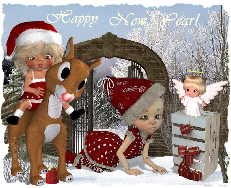 Children with Reindeer