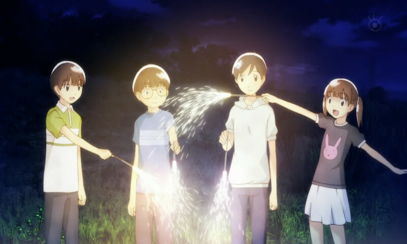 Children with Sparklers