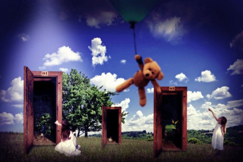 Children with Teddy Bear