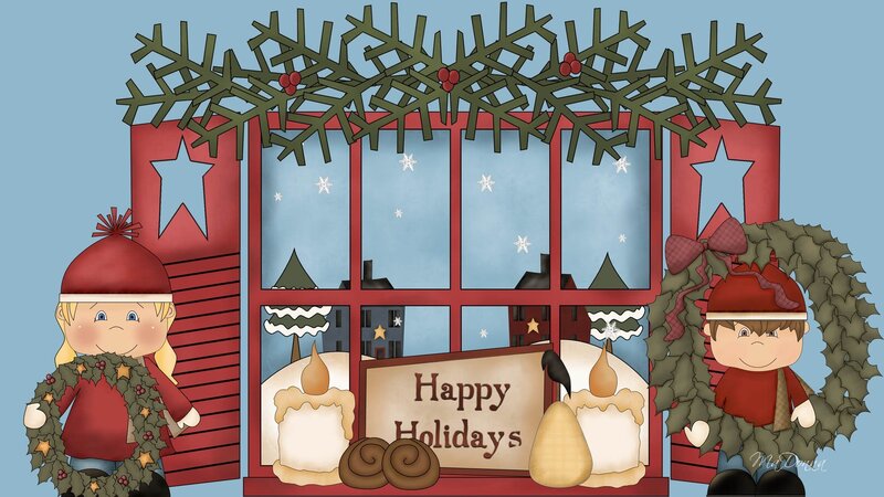 Children with Wreaths