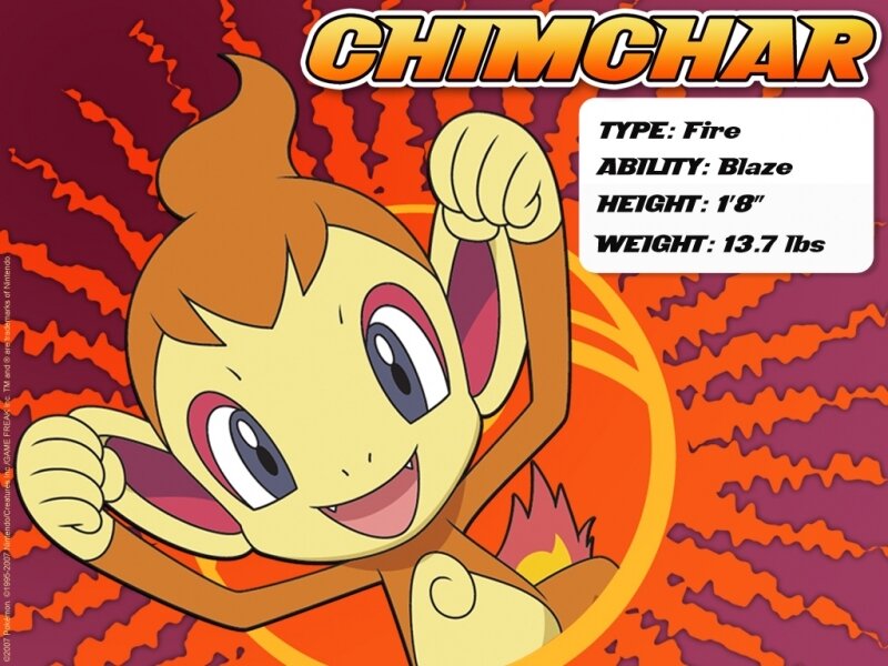 Chimchar Pokemon profile