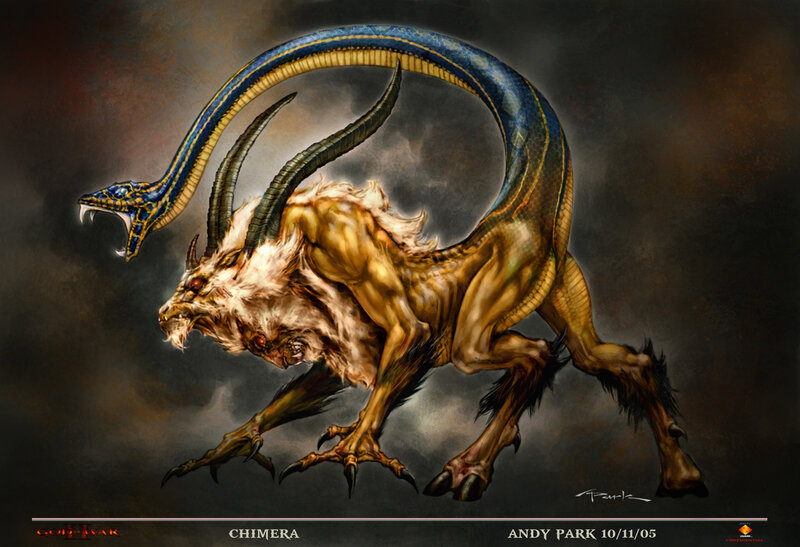 Chimera creature from God of War