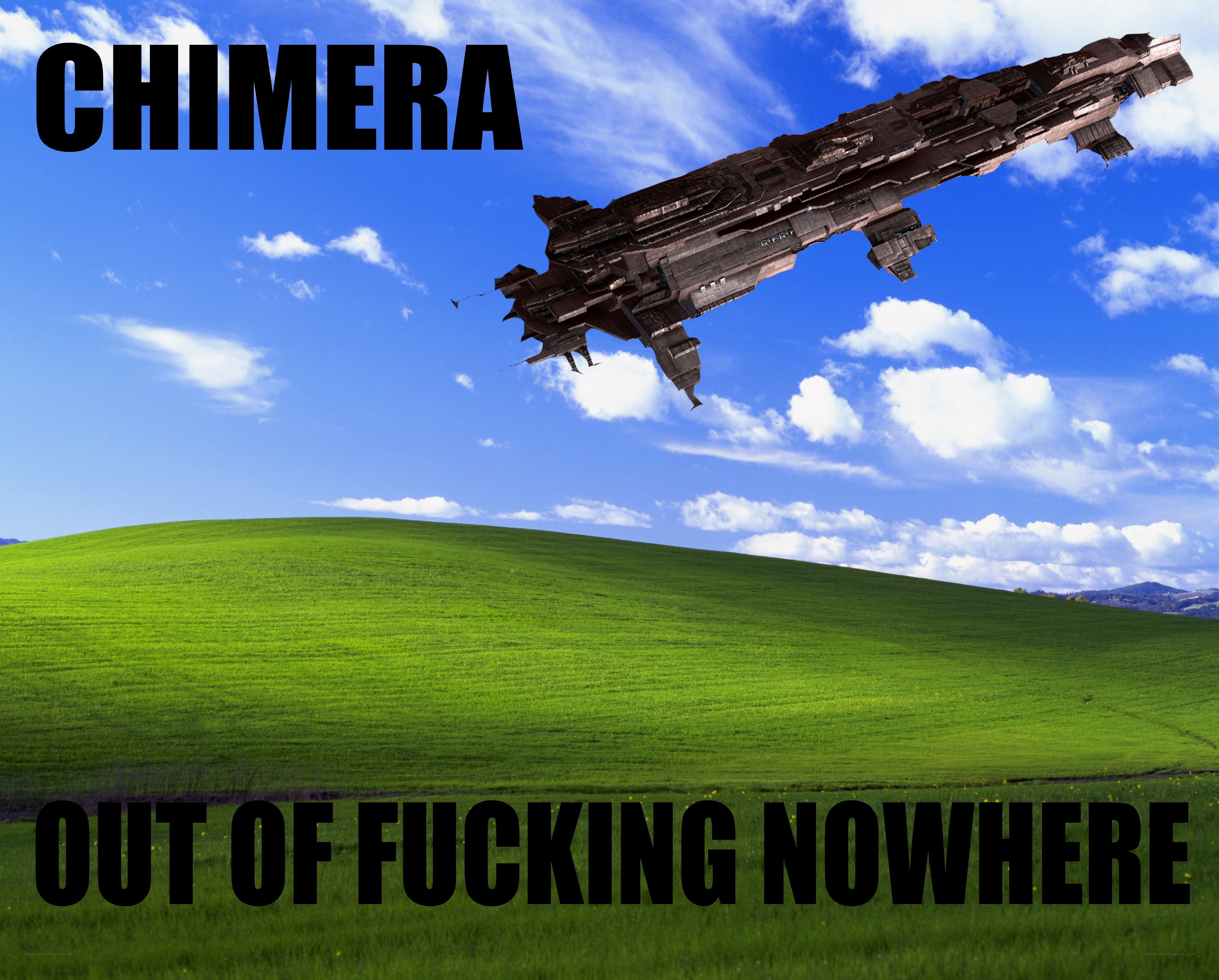 Chimera from nowhere