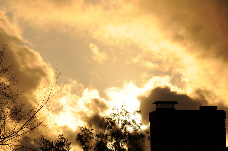 Chimney at Sunset