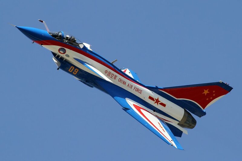 China Air Force jet in flight